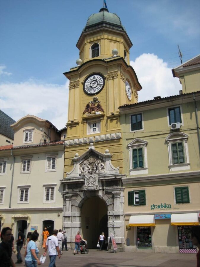 The City Tower in Rijeka