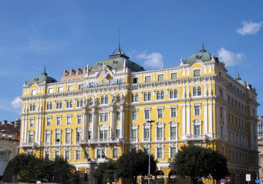 The Jadran Palace, the seat of Jadrolinija in Rijeka