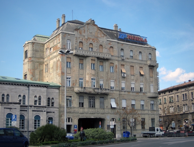 The Railway Directorate Palace on Žabica Square in Rijeka